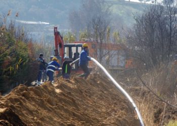 Ödemiş’in İlkkurşun mahallesine yeni su hattı.