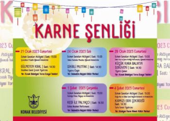 Konaklı çocuklara Karne şenliği