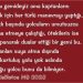 Haliletos’tan…