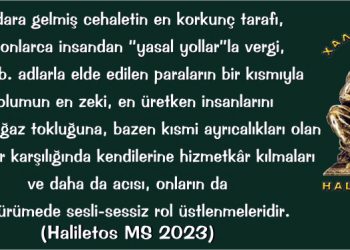 Haliletos’tan…