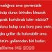 Haliletos’tan…