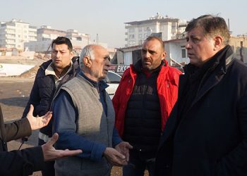 Tugay deprem bölgesinde.