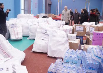 Ege Üniversitesi afetzedeler için tek yürek oldu.