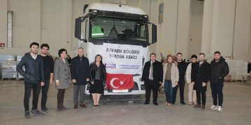 KESİAD’dan deprem bölgesine üç TIR destek.