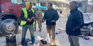 20 TIR yardım ile 3 gündür deprem bölgesinde.