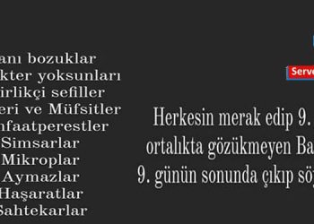 Bir günde ağzından hayırlı bir söz çıksın be adam.