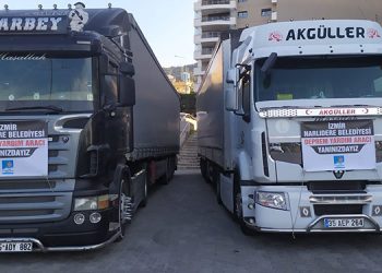 NARLIDERE, DEPREM BÖLGESİNE DESTEĞİNİ SÜRDÜRÜYOR.