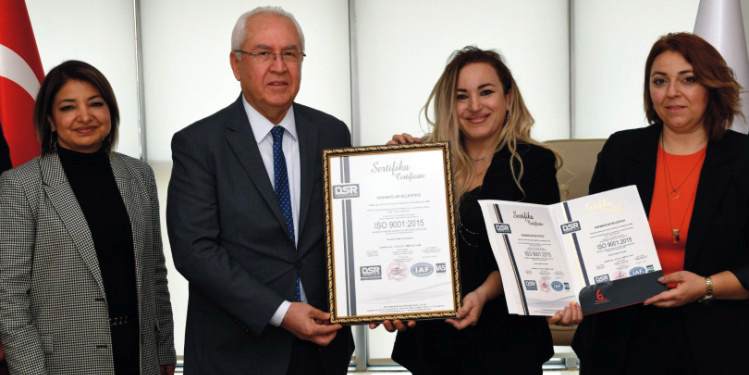Toplam Kalite Yönetimi Belgesi “ISO 9001” Karabağlar’da