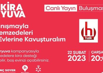 “Bir Kira Bir Yuva” kampanyası Halk TV’de milyonlara ulaştı.