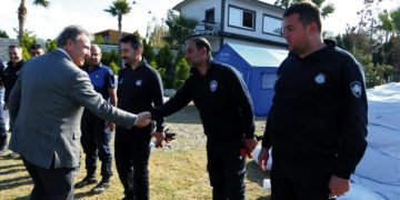 Bornova’nın çadırları deprem bölgesinde