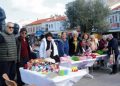 FOÇA HUZUREVİ SAKİNLERİNDEN DEPREMZEDELERE EL EMEĞİ GÖZ NURU DESTEK