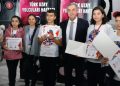 TÜRK UZAY YOLCULARI PROGRAMINA SEÇİLEN 100 ÖĞRENCİ MEZUN OLDU