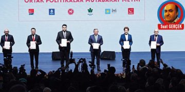 Elimde fener, altılı masanın ittifak metnini beğenen insan arıyorum!.