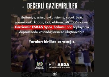 Gaziemir Belediyesi’nden yardım kampanyası