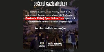 Gaziemir Belediyesi’nden yardım kampanyası