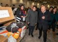 Başkan Soyer yardımların toplandığı Fuar İzmir’i ziyaret etti.