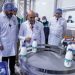 Bayındır Süt İşleme Fabrikası’nda test üretimi başladı.