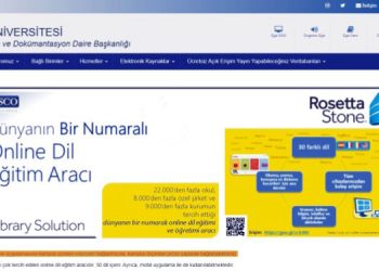 Elektronik ve dijital kütüphaneciliğin öncü üniversitesi