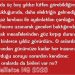 Haliletos’tan…