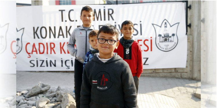 Konak’ın çadır kentinde hayat başladı