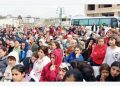 Çadır kentte 8 Mart kutlaması.