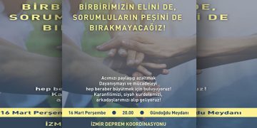 İzmir Deprem Koordinasyonu’ndan çağrı.
