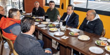 Batur’dan Gıda Çarşısı esnafına destek teşekkürü