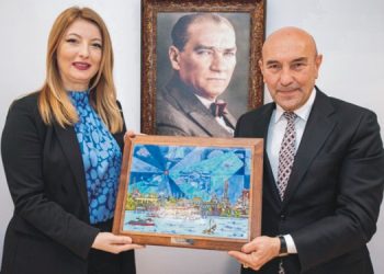 İzmir ile Üsküp arasında kardeşlik anlaşması.