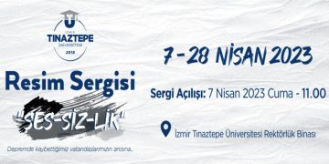 İZMİR TINAZTEPE ÜNİVERSİTESİNDEN “SES-SİZ-LİK” RESİM SERGİSİ