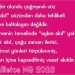 Haliletos’tan…