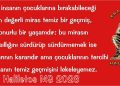 Haliletos’tan…