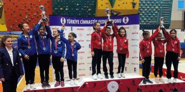 Bornovalı cimnastikçiler Türkiye Şampiyonu