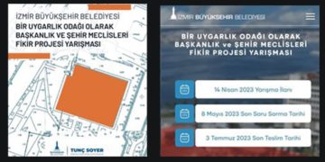 İzmir Büyükşehir Belediyesi, Şehir Meclisleri fikir projesi yarışması açtı
