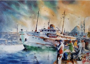 Işığı arayan ressam Aynur Akalın`dan İzmir Sergisi