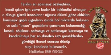 Haliletos’tan…
