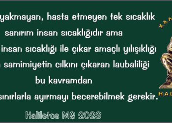 Haliletos’tan…