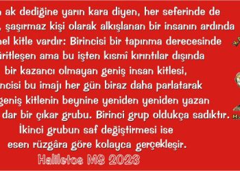 Haliletos’tan…