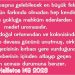Haliletos’tan…