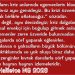 Haliletos’tan…