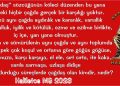 Haliletos’tan…