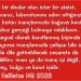 Haliletos’tan…