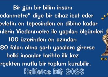 Haliletos’tan…
