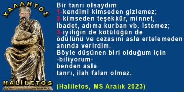 Haliletos’tan…
