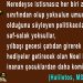 Haliletos’tan…