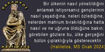 Haliletos’tan…
