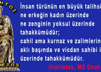 Haliletos’tan…