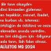 Haliletos’tan…