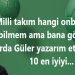 Orhan’dan…dan…dan…