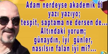 Orhan’dan…dan…dan…