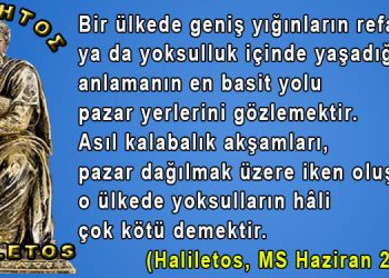 Haliletos’tan…